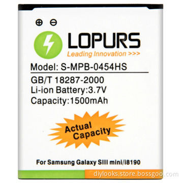 LOPURS High Capacity Business Battery for Samsung Galaxy SIII Mini/i8190 (Actual Capacity: 1500mAh)